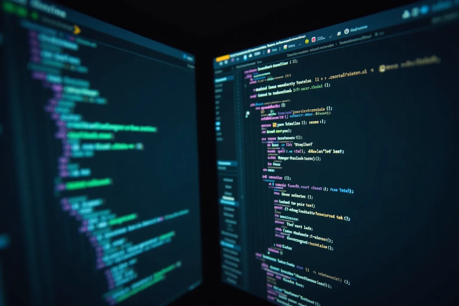 AI destekli web geliştirme: kod editörü ve responsive tasarım görünümü
