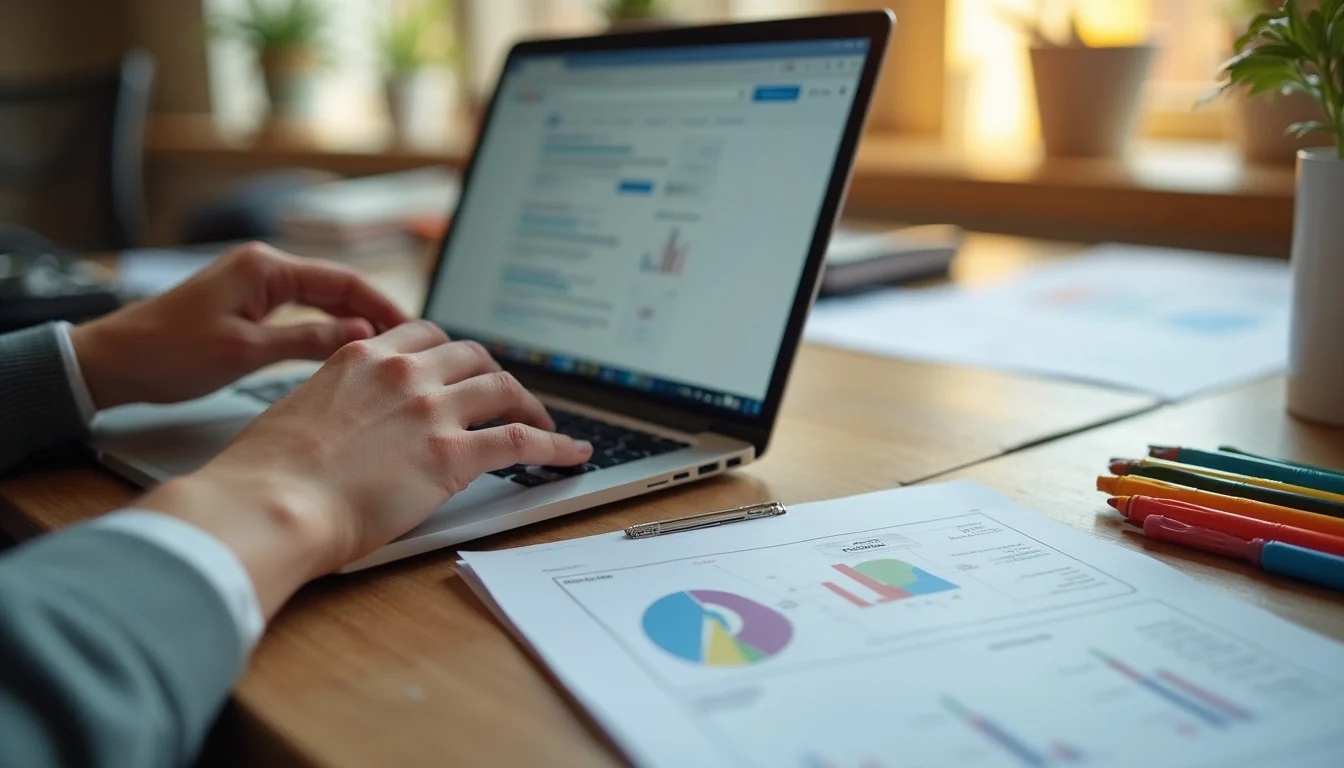 SEO strateji toplantısı çalışma alanı ve notlar