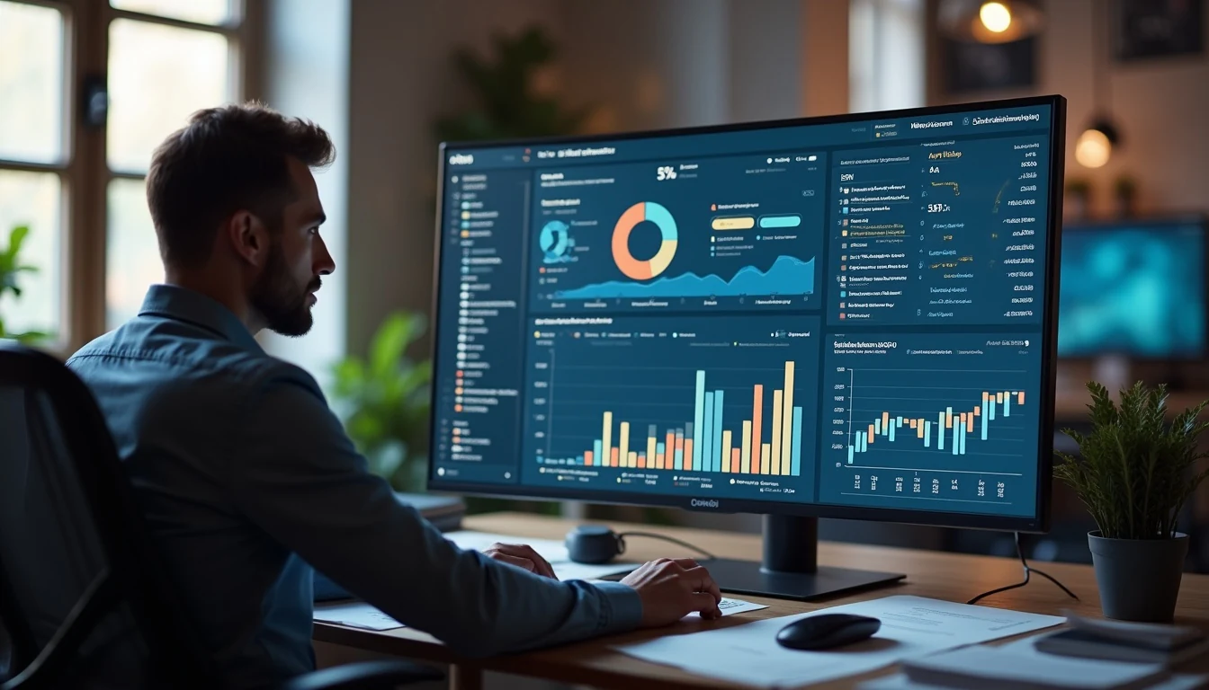 Dijital PR ve link building stratejisini temsil eden SEO analiz ekranı ve medya görünürlüğü konsepti